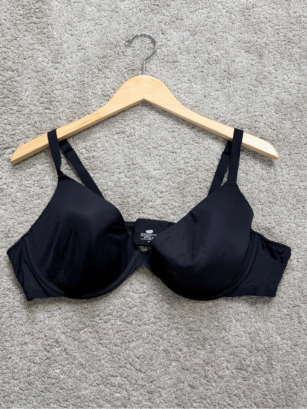 Parade Women’s Dream Lined T-Shirt BraUnderwire in Black 44DD